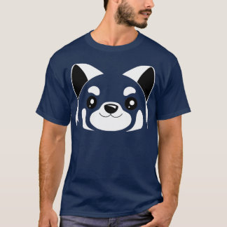T-shirt Face Panda rouge 2