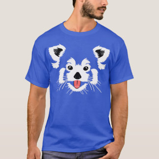 T-shirt Face rouge Panda mignonne