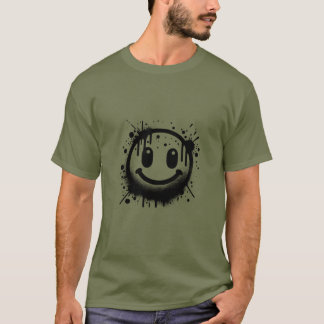 T-shirt Face Smiley Drift - Streetwea tendance