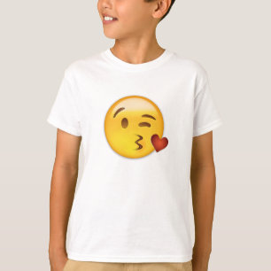 T-shirt Face Throwing A Kiss Emoji