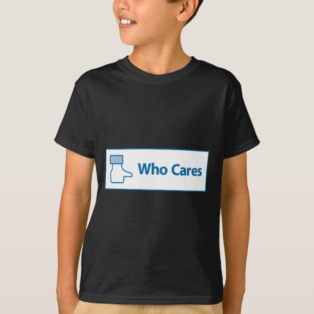 T-shirt Facebook qui s'inquiète (Devant)