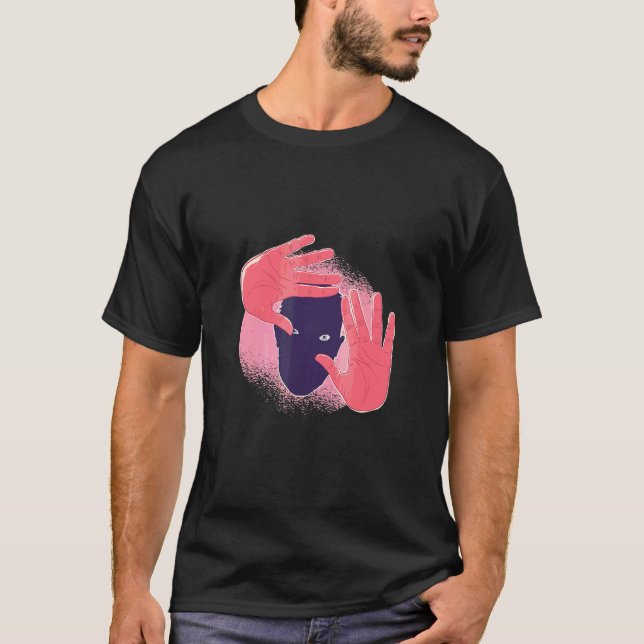 T-shirt Façeless Habillement Déplaisant (Devant)