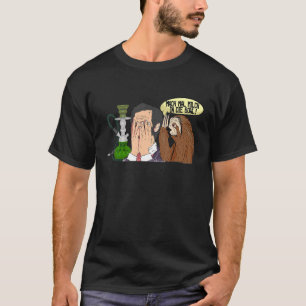 T-shirt Facepalm Sloth Shisha Fumer Hommes Femmes