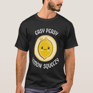 T-shirt Facile Facile Citron Pressé Mignon Adorable Kawaii