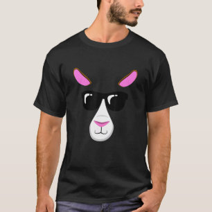 T-shirt Facile Guinée Cochon Cool Guinée Cochon Visage Ani