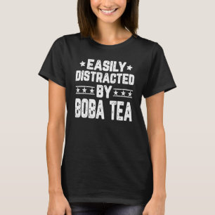 T-shirt Facilement Distrait Par Boba Tea Bubble Tea