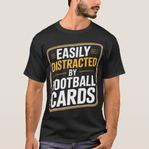 T-shirt Facilement Distrait Par Collectionneur De Cartes D