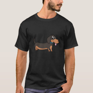 T-shirt Facilement Distrait Par Dachshunds Funny Wiener Do