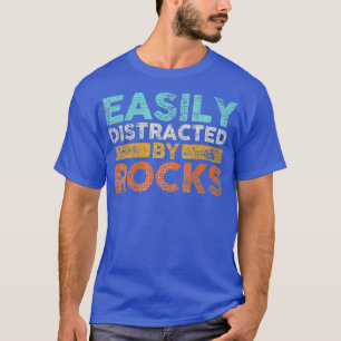 T-shirt Facilement Distrait Par La Géologie Des Rochers