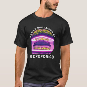 T-shirt Facilement distrait par la plante de jardinage hyd