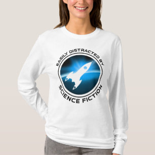 T-shirt Facilement Distrait Par La Science-Fiction