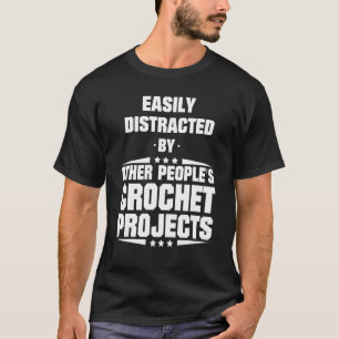 T-shirt Facilement Distrait Par Le Crochet Project Des Aut