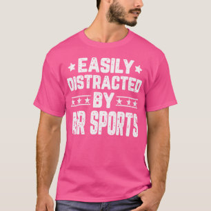 T-shirt Facilement Distrait Par Le Parachutisme Aérien Sky
