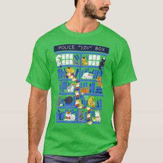 T-shirt Facilement distrait par les chats et livres Chat e
