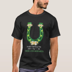 T-shirt Facilement Distrait Par Les Chevaux Et Margarita D
