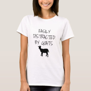 T-shirt Facilement Distrait Par Les Chèvres