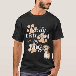 T-shirt Facilement distrait par les chiens Wild