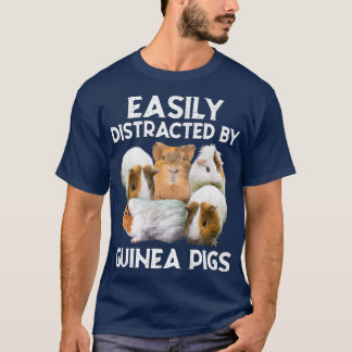 T-shirt Facilement Distrait Par Les Cochons De Guinée