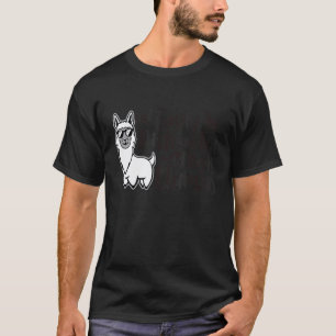 T-shirt Facilement Distrait Par Les Llamas Drôle Animal Po
