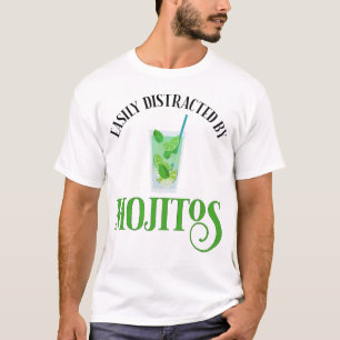 T-shirt Facilement Distrait Par Les Mojitos