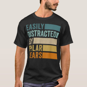 T-shirt Facilement Distrait Par Les Ours Polaires