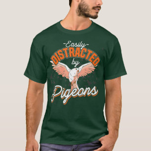 T-shirt Facilement Distrait Par Les Pigeons