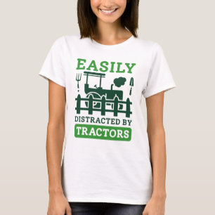 T-shirt Facilement Distrait Par Les Tracteurs