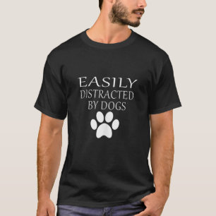 T-shirt Facilement distrait Par les vêtements de chiens di