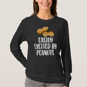 T-shirt Facilement Excité Par Les Arachides Tasty Genre Re
