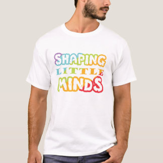 T-shirt Façonner les petits esprit Colorful Study Apprendr