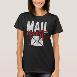 T-shirt Facteur d'escorte de courrier postal  facteur de l