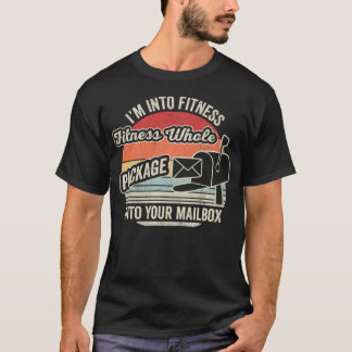 T-shirt Facteur drôle de forme rétro postal