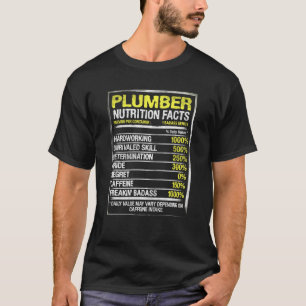 T-shirt Factures nutritives en plomberie Don Tee