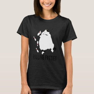 T-shirt Factures roulantes Factures de chat Fat Chat