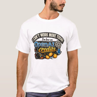 T-shirt Faible en crédits OpenAI