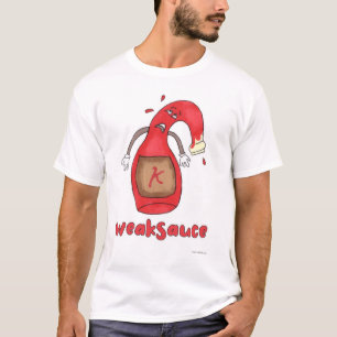 T-shirt Faible Sauce Funny Bottle Moto
