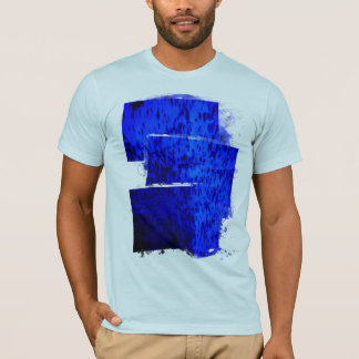 T-shirt Faïence bleu cobalt