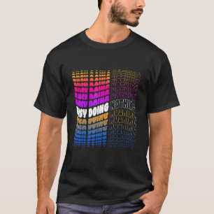 T-shirt Fainéant chômeur paresseux oisif flemmard