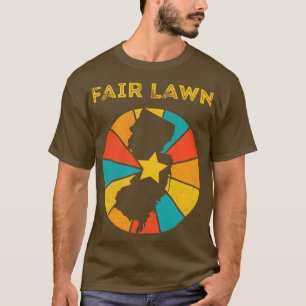 T-shirt Fair Lawn New Jersey Vintage Souvenir désorganisé 