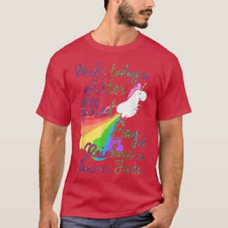 T-shirt Faire aujourd'hui Parties scintillant sac rempli d