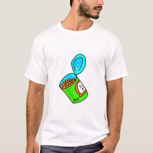 T-shirt faire cuire au four-haricots