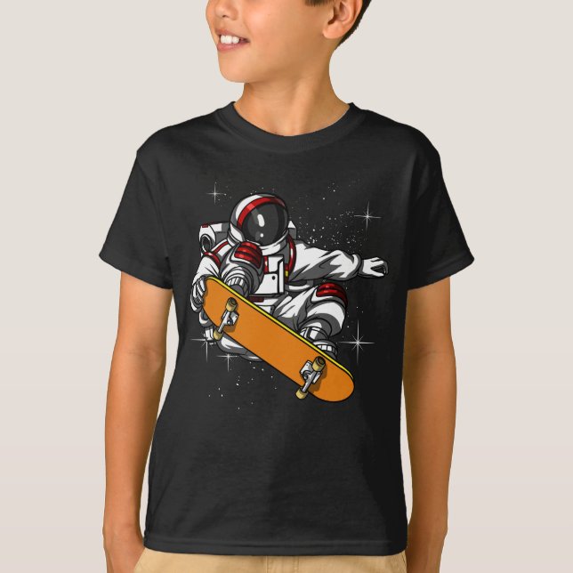 T-shirt Faire de la planche à roulettes de patineur (Devant)