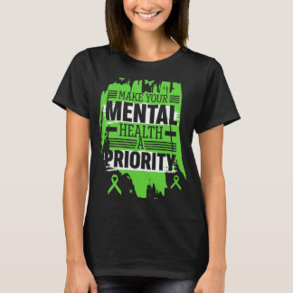 T-shirt Faire de votre santé mentale une priorité pour les