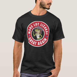 T-shirt Faire des lézards de station-service de nouveau gr