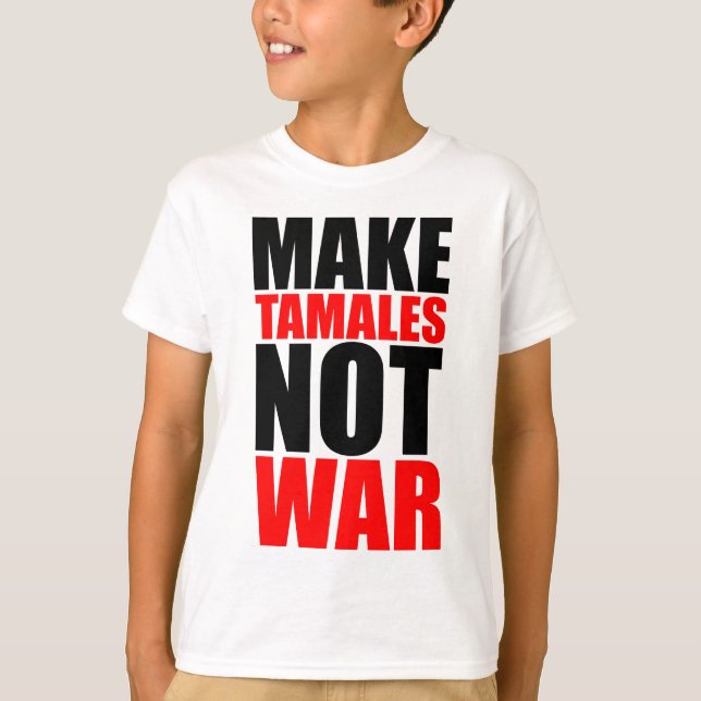 T-SHIRT FAIRE DES TAMALES (Devant)