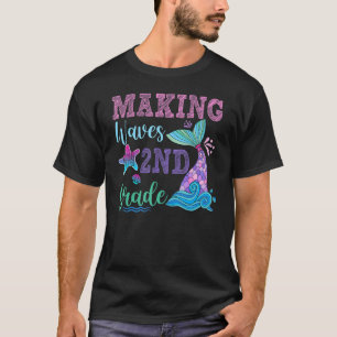 T-shirt Faire des vagues magiques 2e Sirène Première de 2e