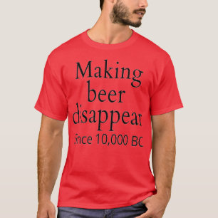 T-shirt Faire disparaître la bière