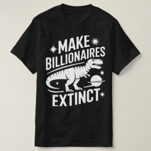 T-shirt Faire disparaître les milliardaires 