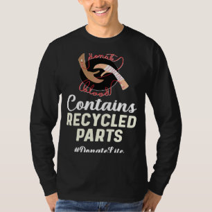 T-shirt Faire don de sang contient des parties Recyclées F