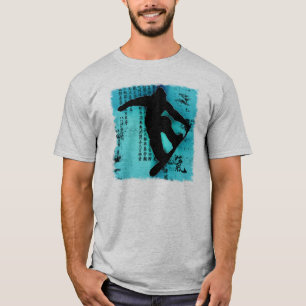 T-shirt Faire du surf des neiges